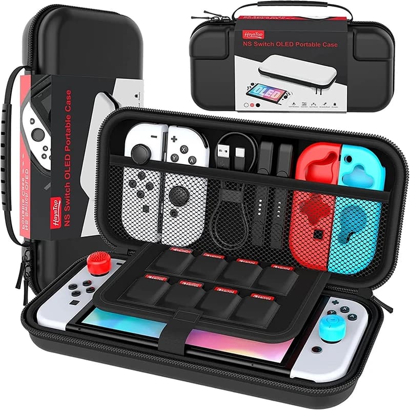 Custodia da trasporto compatibile con il modello OLED Nintendo Switch/Switch, custodia da interruttore con custodia protettiva da viaggio