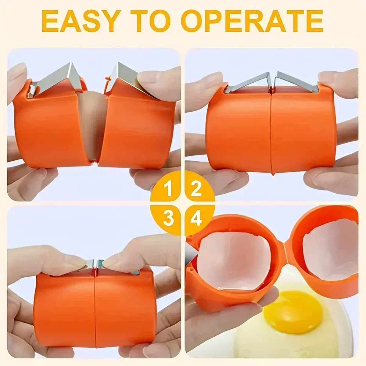 1/3 pieces stainless steel egg shell separator - Quick taster and egg yolks separator, essential tools for kitchen and pastry