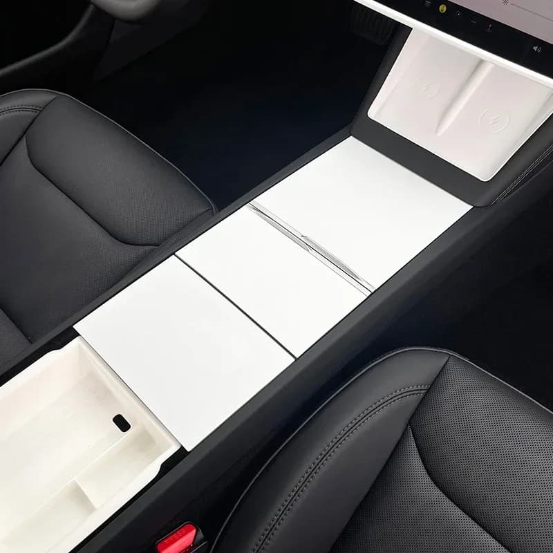 For Tesla Model Y Juniper 25 Box holders for central console Protection of steering wheel screen Decorative cover for inner footrest