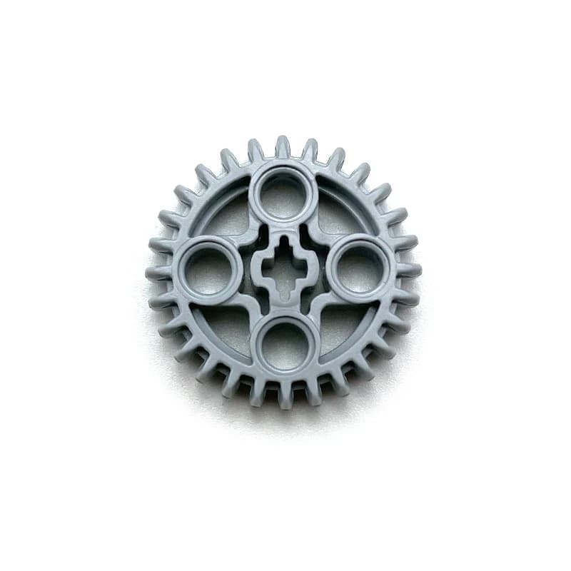 MOC High-tech Gear bifacciale cono dente ruota 28 denti piccoli blocchi compatibili con Lego Part 46372
