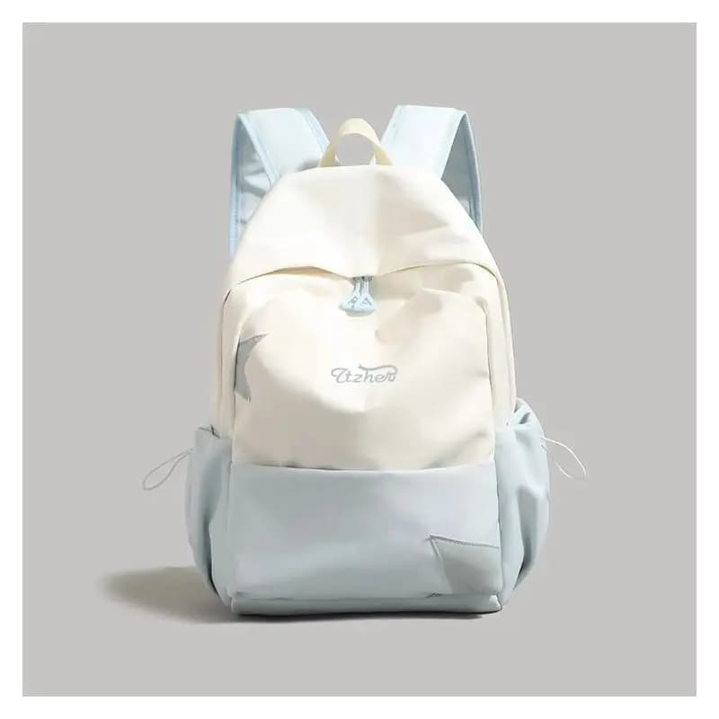 High-value Contrasting Backpack 2026 Female College Student Schoolbag Large-capacity Lightweight Short-distance Travel Backpack