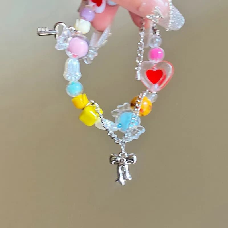 Bracciale con perline in ceramica con elefante color macaron 2023 Bracciale di nicchia per gioielli da donna Commercio all'ingrosso di gioielli con dopamina