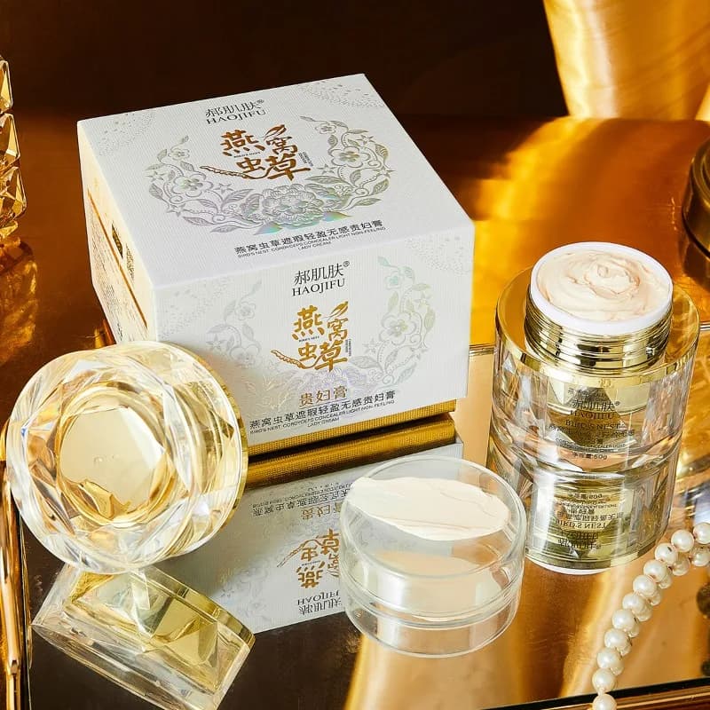 50g Nido d'uccello Cordyceps Tone-Up Primer 3-in-1 Schiarente Idratante Copertura leggera Viso Correttore Cura della pelle Trucco CC Cream