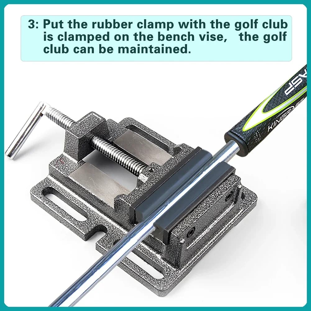 Golf Putters Shaft Clamp Rubber Golf Club Clip Lightweight Golf Club Shafts Clip Holder Anti-slip Outdoor Sports Accessories
