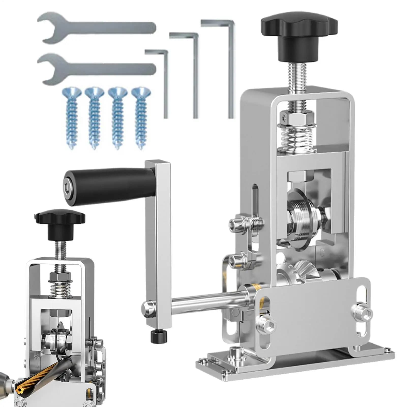 Macchina spelafili per rottami Spellafili manuale elettrico per cavi in rame Gestione dei cavi Strumento resistente ergonomico per l'edilizia