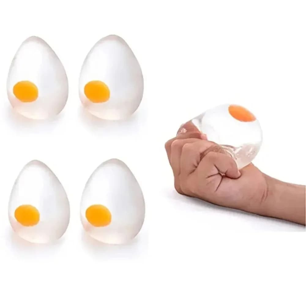 Giocattoli antistress con uova squishy - Giocattoli elasticizzati da spremere per bambini adulti, bomboniere sensoriali anti-ansia Regali di Pasqua