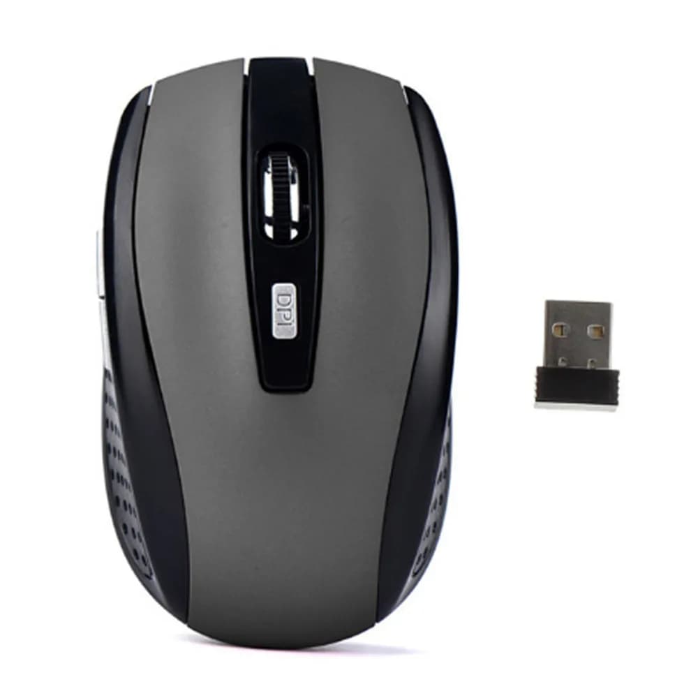 Mouse wireless Mouse silenzioso Mouse da ufficio ottico mobile portatile 2.4G Livelli DPI regolabili per notebook PC portatile MacBook