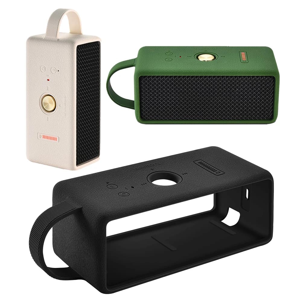 Custodia in silicone con manico per altoparlante Bluetooth Marshall EMBERTON III Custodia protettiva impermeabile Protezione morbida per la pelle anticaduta