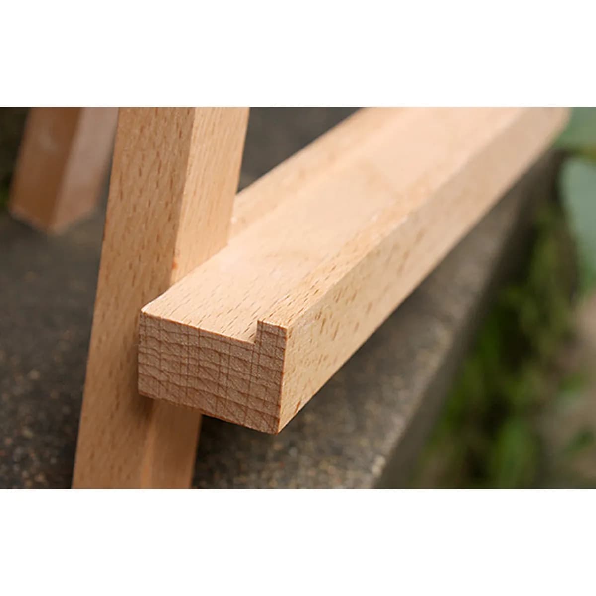 Cavalletto Espositivo in Legno a Forma di A da 27,5 cm, Supporto Compatto a Treppiede per Quadri, Arte e Artigianato, Cavalletto Portatile in Legno per Casa e Ufficio