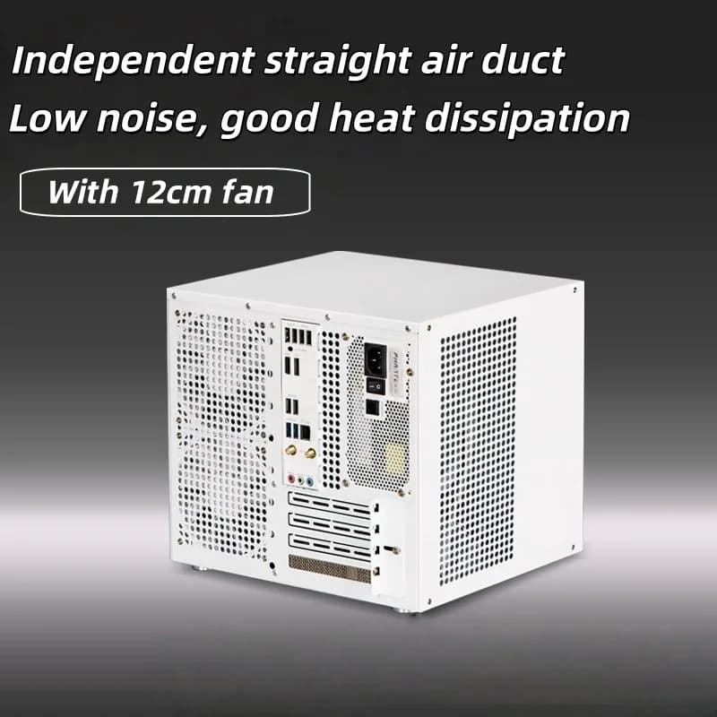 Custodia NAS a 8 alloggiamenti Alimentatore ATX Scheda madre MATX pcie a tutta altezza Archiviazione domestica Componenti per computer Custodie e tower