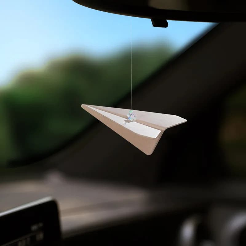 Air scent diffuser of deodorant paper pendant for auto aromatic decoration for mirror interior retrovisor Accessories for hanging the car without perfume