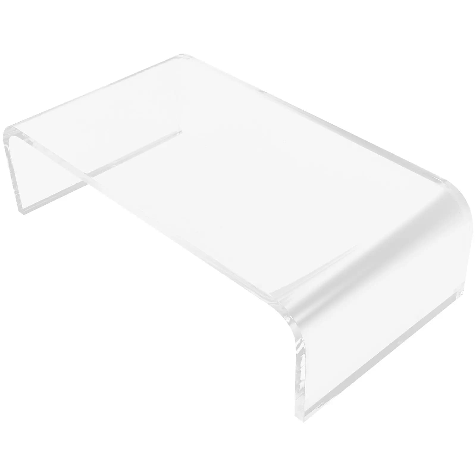 Supporto per Monitor in Acrilico Trasparente, Rialzo per Schermo del Computer, Supporto Ergonomico Regolabile in Altezza