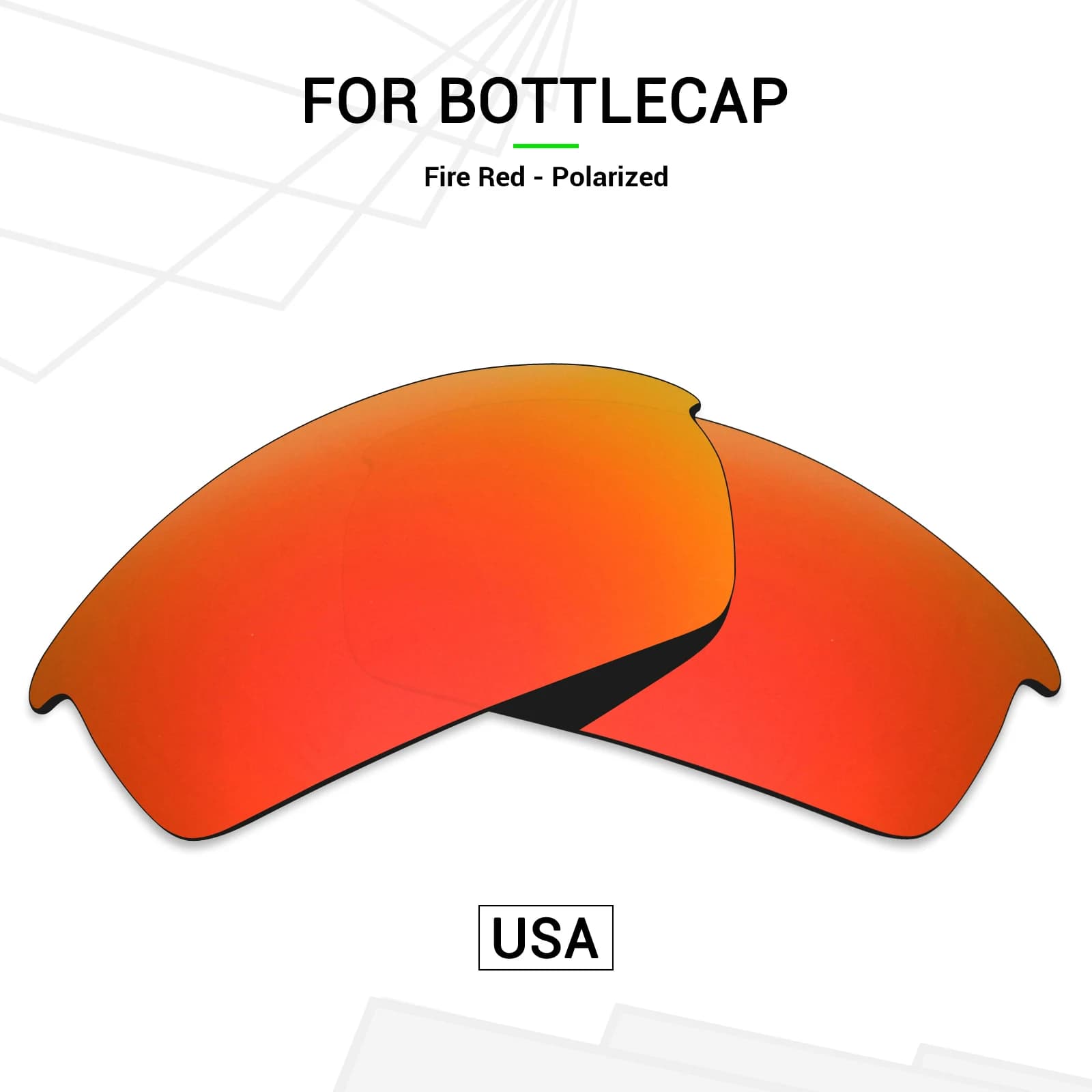 SNARK POLARIZED Replacement Lenses Compatible with Oakley Bottlecap 62mm Sunglasses - Multiple Options