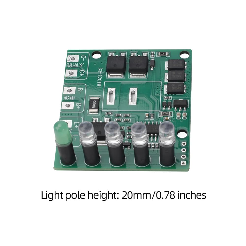 Modulo Regolatore Solare MPPT 12V 12A per Caricabatterie a Ioni di Litio Ternario, Scheda di Ricarica Batteria
