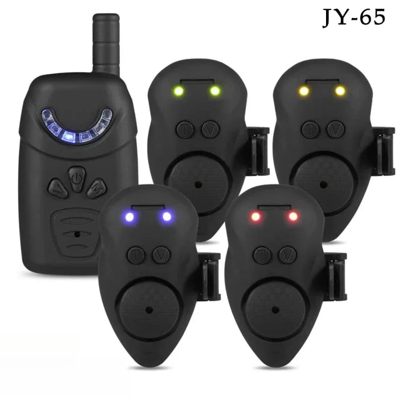 Allarme elettronico da pesca wireless JY-65 Attrezzatura per allarme da pesca per magazzino di pesca alla carpa europea