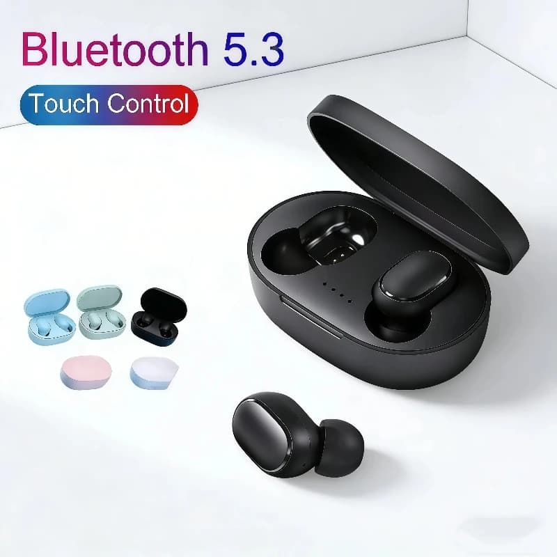 NEW A6S Wireless Headphones, Bluetooth Mini Headphones with Microphone, Gaming Headphones with Charging