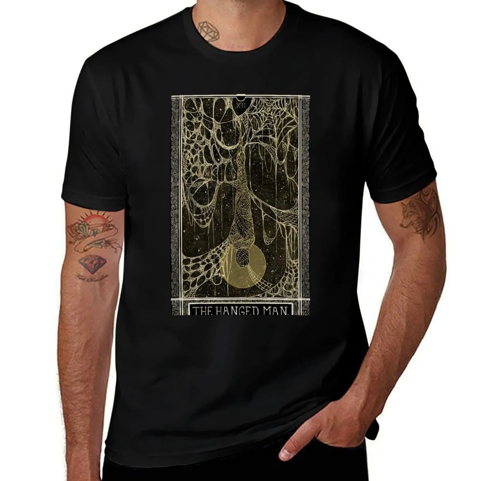La maglietta The Kinner Tarot Deck Tarot Card: The Hanged Man, maglietta da esterno con protezione UV