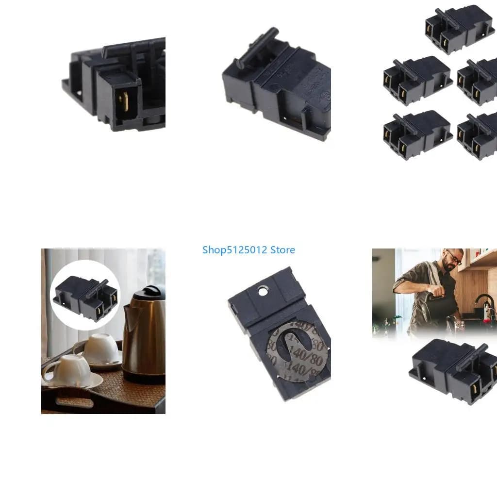 G8TC 5Pcs/set Electric Kettle Switch 2Pin For Electric Kettle Switch Thermostat Temperature Control Accessories