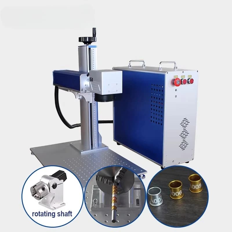 TH-400Pro 100W JPT Desktop Fiber Laser Marking Marker Machine for Metal Stainless Steel Copper Aluminum Engraving Machine
