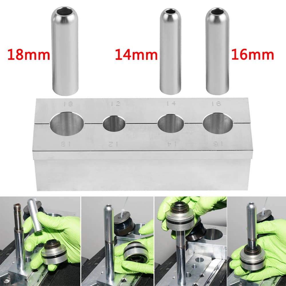 Motorcycle 12/14/16/18mm Rear Shaft Holding Tool for KTM Yamaha Honda Kawasaki Suzuki Husqvarna Shock Seal Bullet Tool