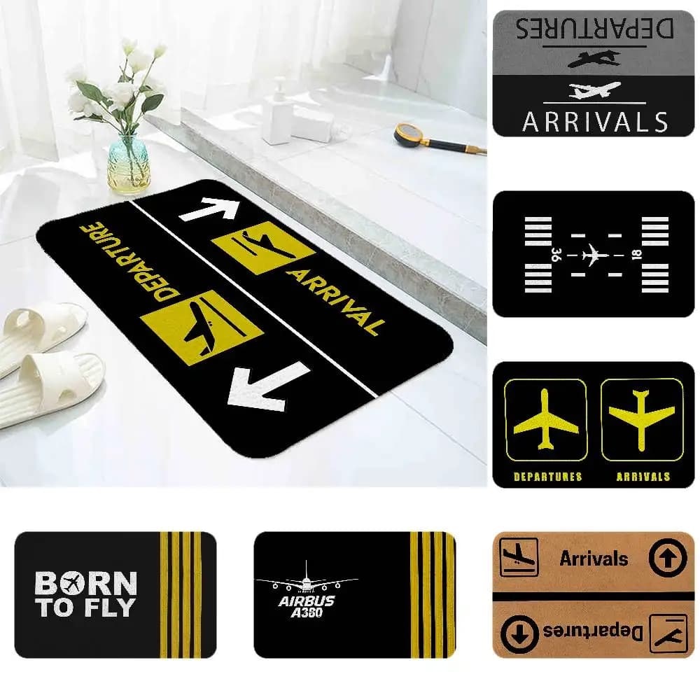 Carpets for Entrance and Exit, Domestic Laundry Carpet, Decorative Carpet for Living, Relax area, Non-slip Mat, Entrance Zerbino
