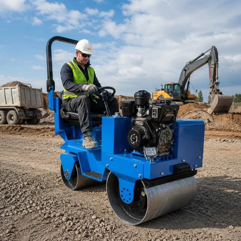 Vibratory Road Roller Customized Hand Operated Control Maneuverable Equipment for Foundation Backfill and Road Base