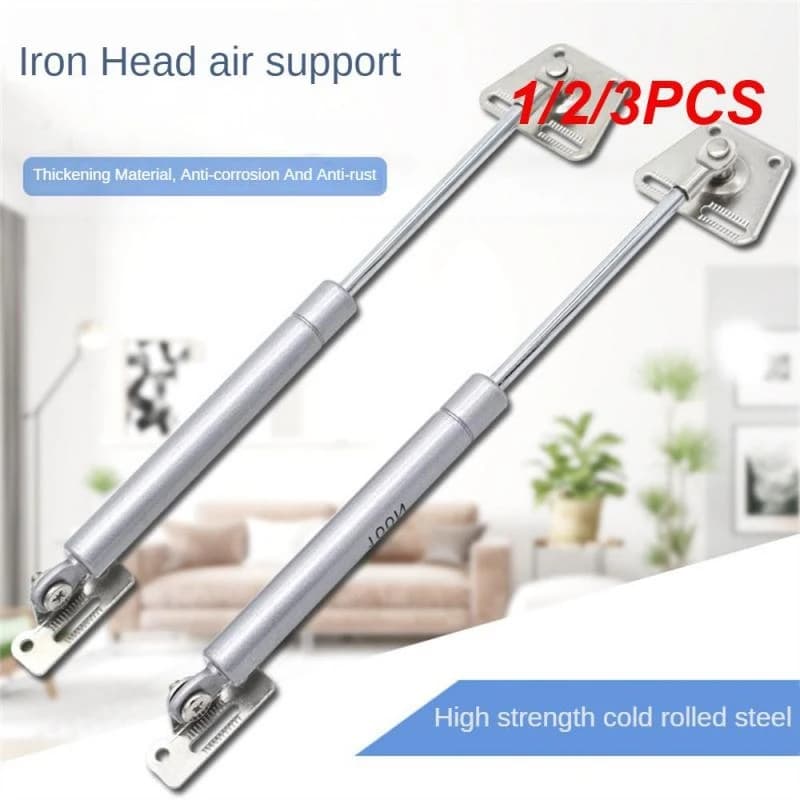 Supporto a Molla a Gas Myhomera per Porte, Forza 100N 10kg, per Armadi, Credenze, Coperchi Tatami, Cerniere Soft Close - Set da 1/2/3 Pezzi