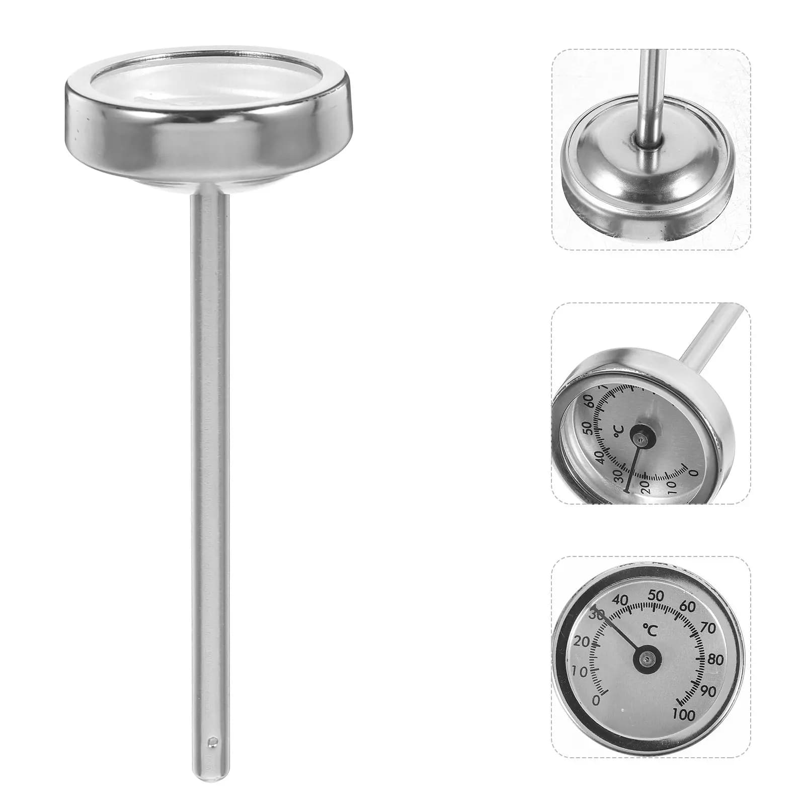 Bollitore Elettrico in Acciaio Inox con Termometro per Controllo Preciso della Temperatura dell'Acqua, Riscaldamento Rapido, Gadget da Cucina per Casa