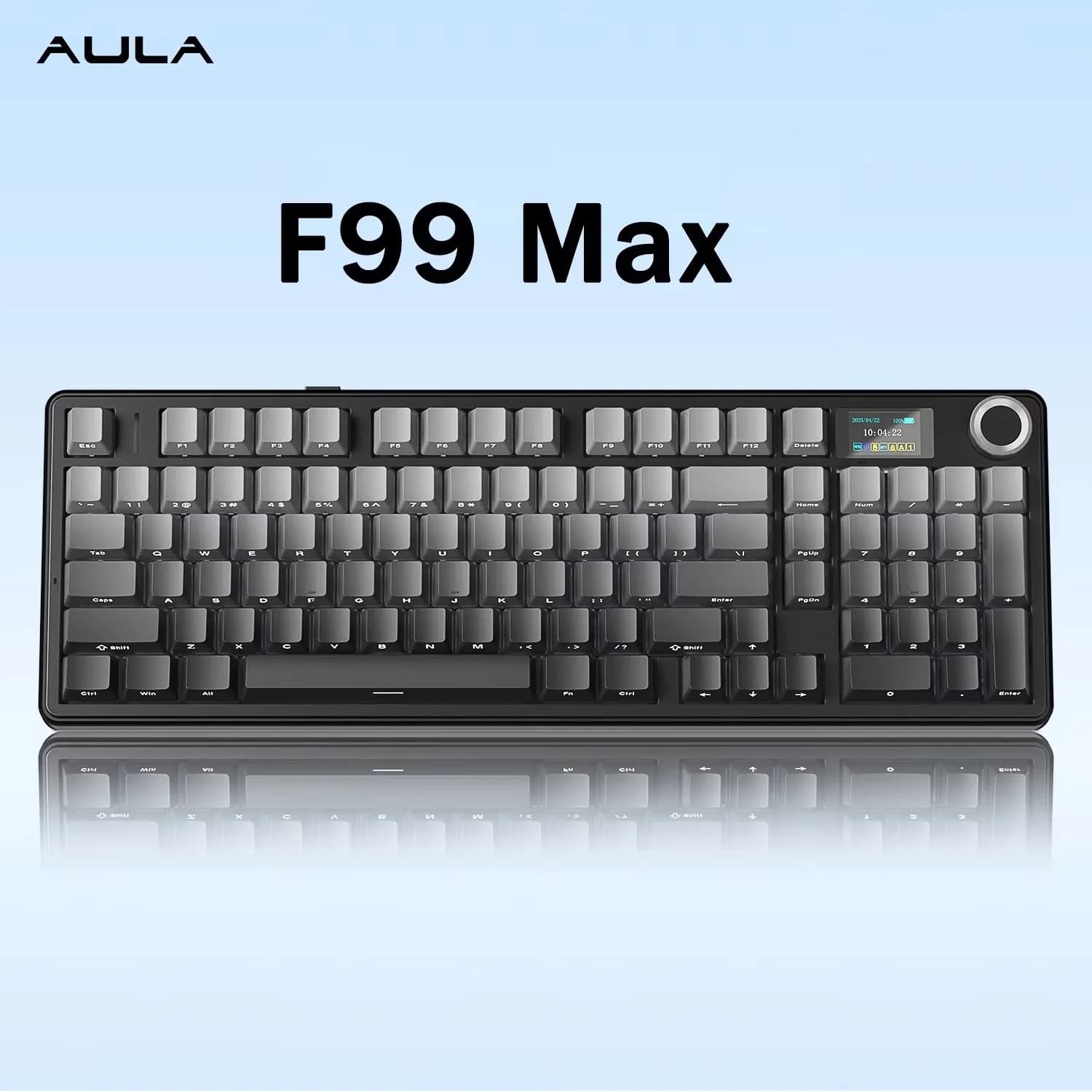 AULA F99 MAX Wireless Mechanical Gaming Keyboard Custom Software 8000mAh Battery 96% ANSI Layout Gamer Esports Keyboard for PC