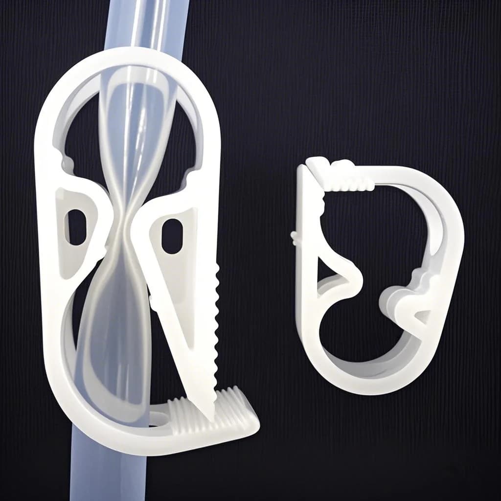 10/50/100 Plastica Robert Flow Control Morsetto di arresto dell'acqua Catetere medico regolabile Fascetta per tubo flessibile per serbatoio di pesce Regolatore di flusso