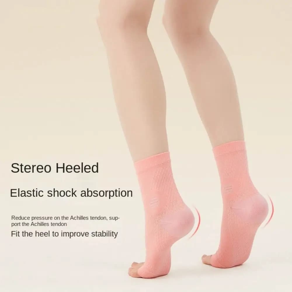 1Pair Anti Sprain Sports Ankle Brace Joint Protection Sweat Absorption Ankle Protector Guard Support Compression Socks Running