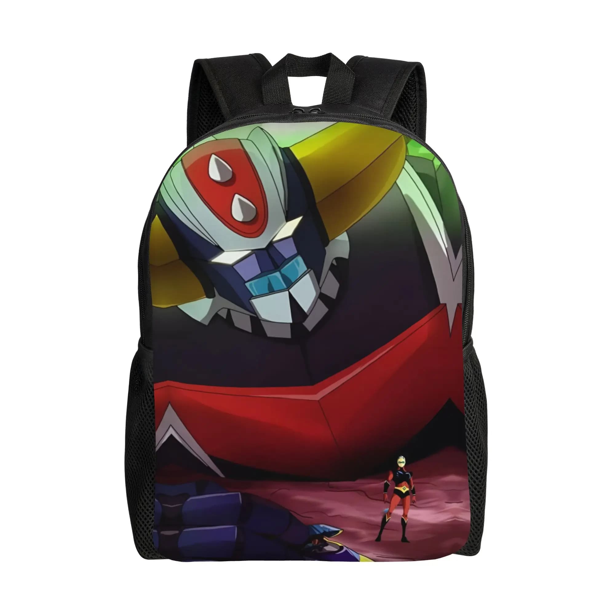 Robo Grendizers Travel Backpack Men Women School Laptop Bookbag Anime College Student Daypack Bags