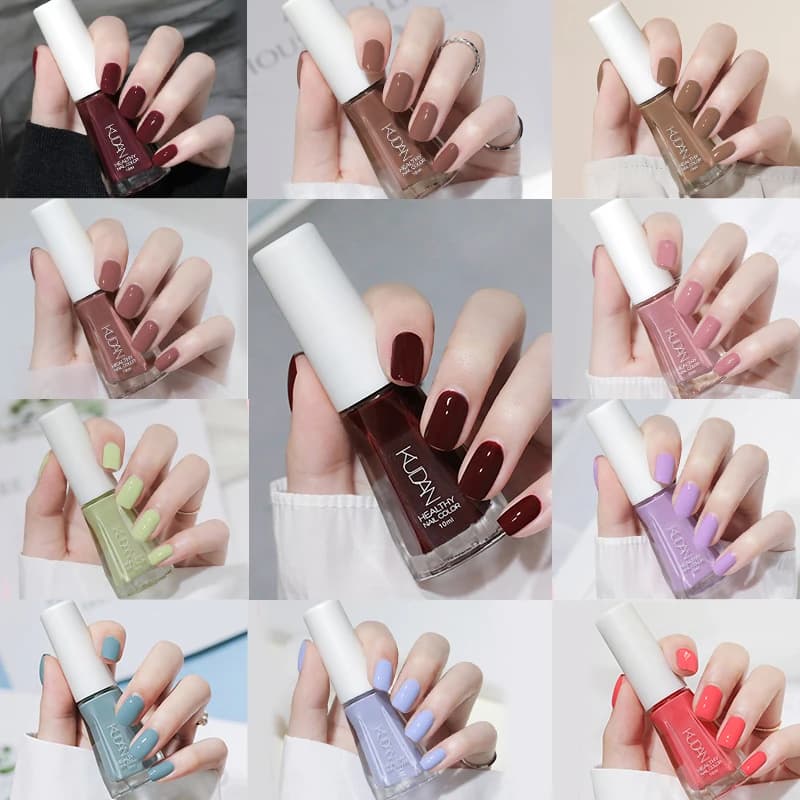 Smalto per unghie a base d'acqua da 10 ml 40 colori Nail art ad asciugatura rapida per manicure Forniture per unghie a lunga durata fai da te Vernice per pittura