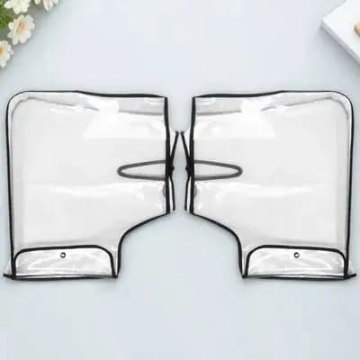 1Pair Motorcycle Handlebar Gloves Windproof Waterproof Oversized Hand Cover Mitts Hand Warmer Transparent Big Mouth Handlebar
