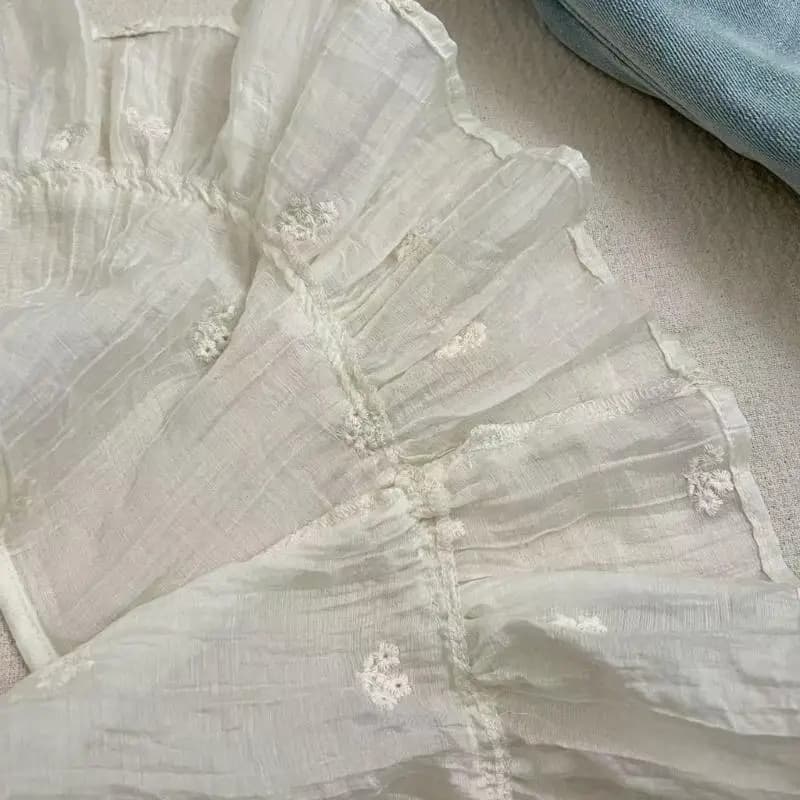 X5XA Stratificazione in pizzo Finto Top Gonna a spazzata inferiore Camicia Extender Stratificazione sottoveste