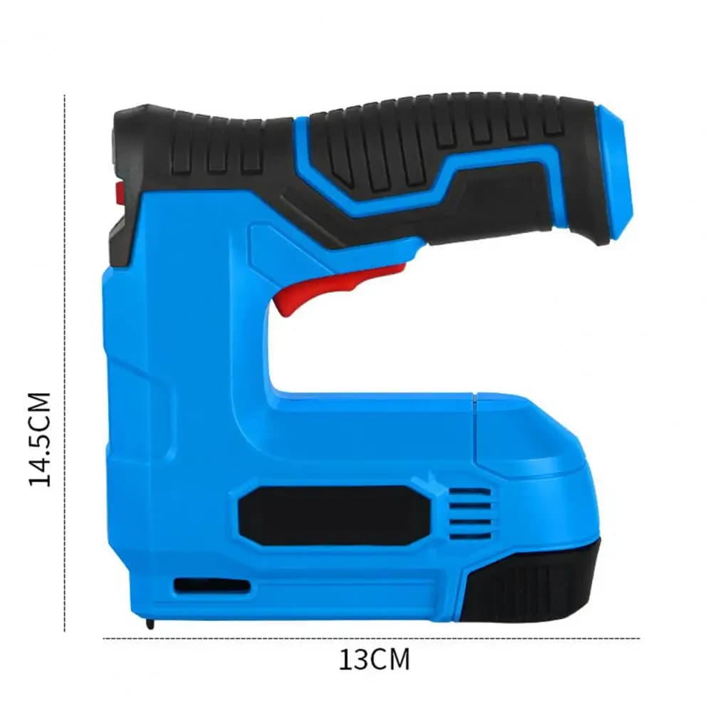 1 set comoda chiodatrice elettrica ricaricabile cucitrice per unghie ad alta resistenza pinza elettrica per carichi pesanti