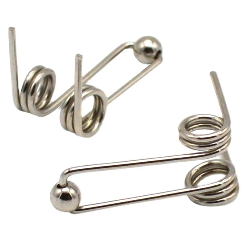2 pieces of wire diameter 1.2mm spare for iron curler accessories for double return torsion spring curlers