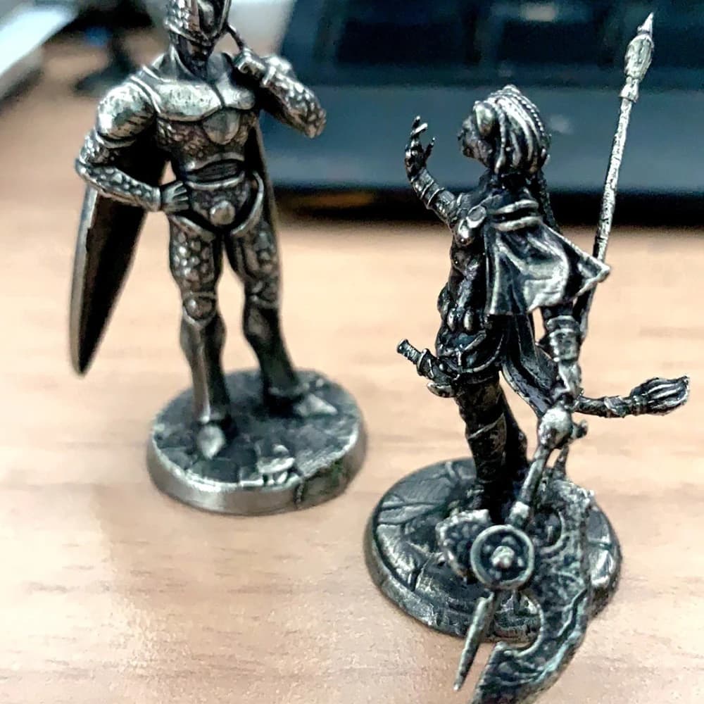 Scourgeland Antico Soldato Modello Figurine Figurine in rame Miniature Regali di compleanno Gioco da tavolo Pezzo degli scacchi Ornamenti