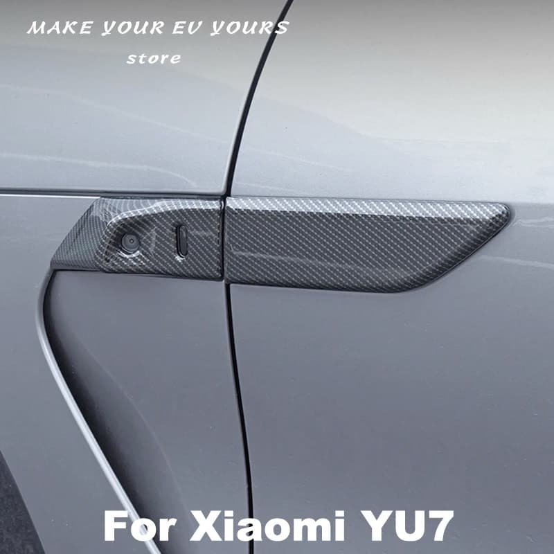 Per Xiaomi YU7 2025 2026 Porta Auto Laterale Della Copertura Della Fotocamera ABS Copertura di Protezione Protezione Della Lente per Accessori di Modifica Auto