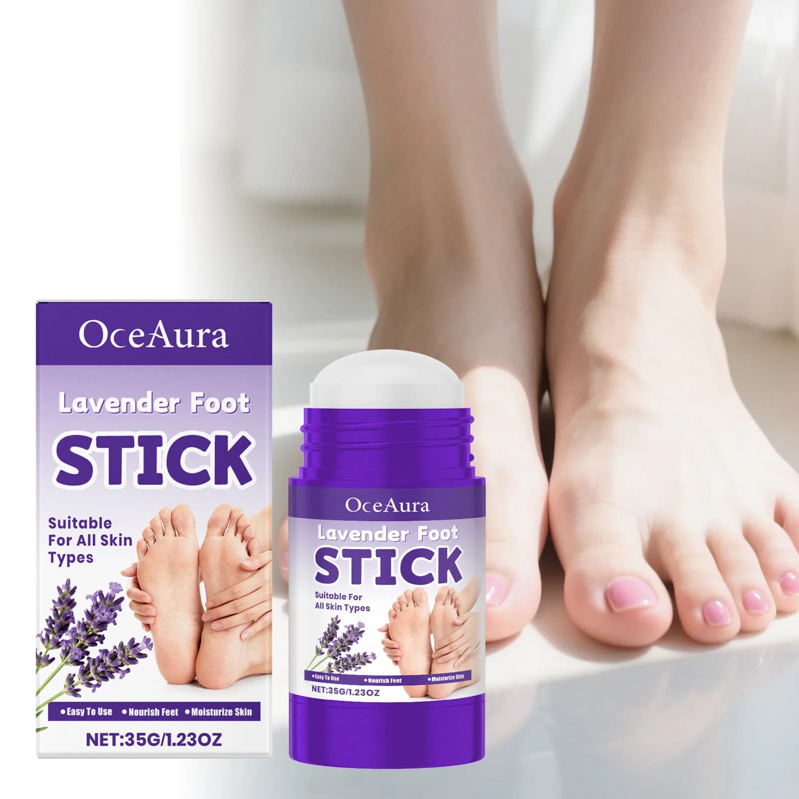 Cream Anti-Screpolations to Lavender, Repair the Screpolated Tallons, Exfolia the Dead Skin, Soft Skin softener, Moisturizing Balm for Hands and Feet, Daily Use
