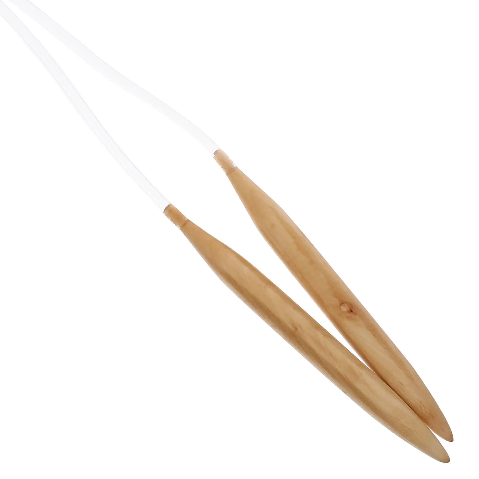 Wooden Circular Knitting Needle Fine Craftsmanship Hand Weaving Needle Knitting Tool for Sweaters Scarves Crochet Yarn Braiding