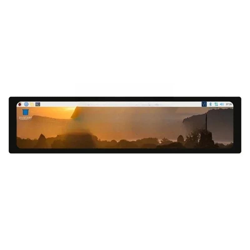 Raspberry Pi 5 display 11.9-inch HDMI capacitive screen IPS tempered glass panel, general computer secondary screen