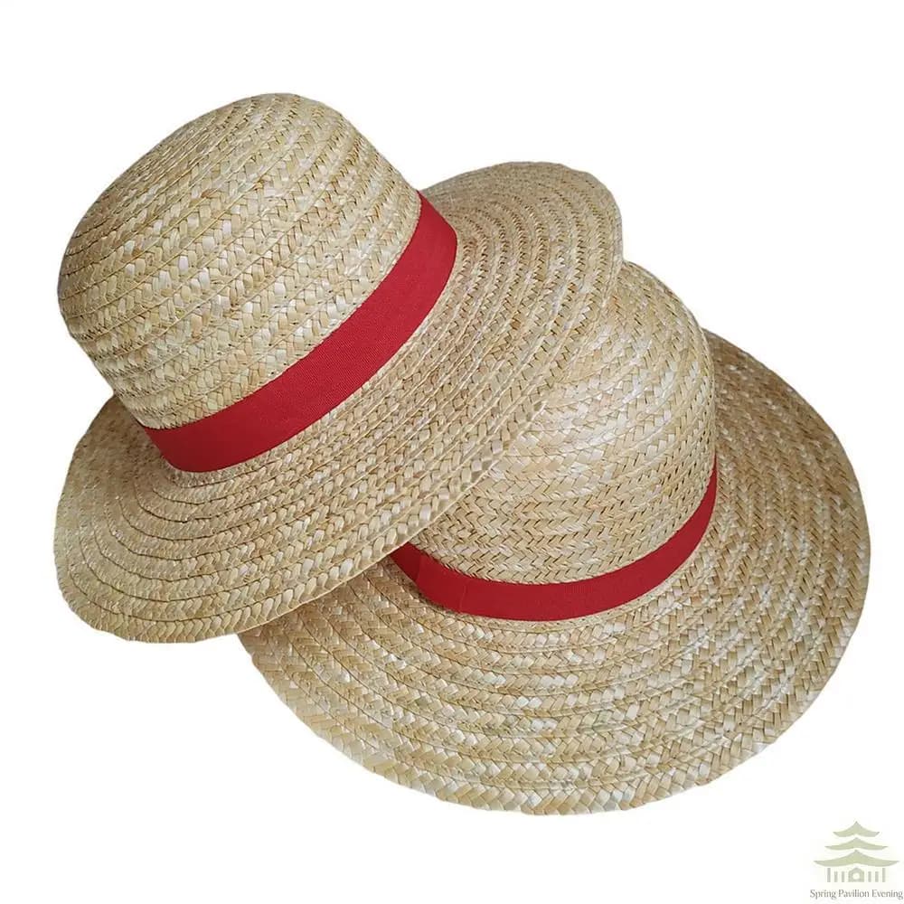 Cappello di paglia per cosplay anime – Cappello parasole estivo unisex, accessorio per giochi di ruolo per spettacoli teatrali ed esibizioni all'aperto