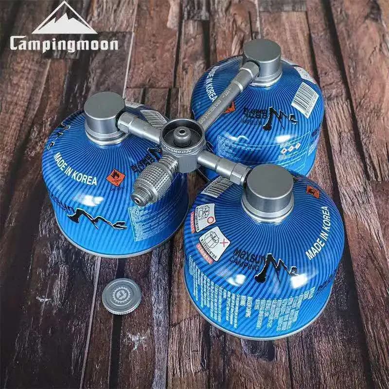 Campingmoon Z32 Switch Tool 3 to 2 gas cylinder connector transfer adapter for outdoor camping
