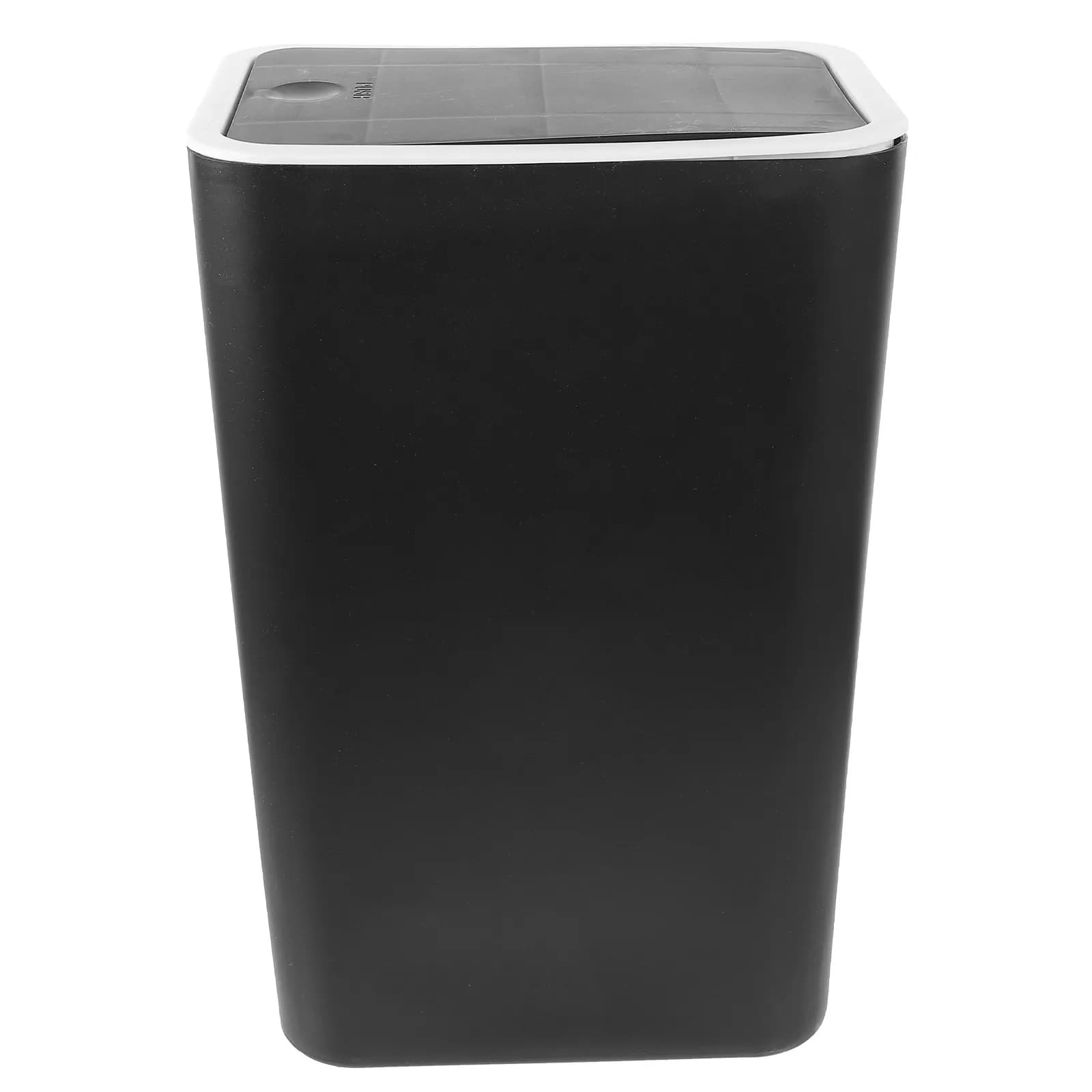 Cestino per Rifiuti con Coperchio a Pressione in Plastica per Bagno, Cucina, Camera da Letto, Materiale PP Resistente all'Usura e Rinforzato