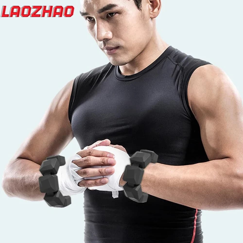 1 pair of adjustable wrist and ankle weights (0.33 pounds/0.15 kg each) for men woman - Silicone arms and legs weights for gym, yoga