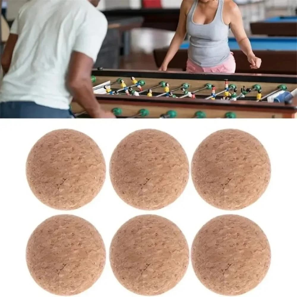 4PCS Calcio Bambino Piede Fussball Desktop Calcio Babyfoot 36mm Legno massello di plastica satinato biliardino pallone da calcio Dropshipping