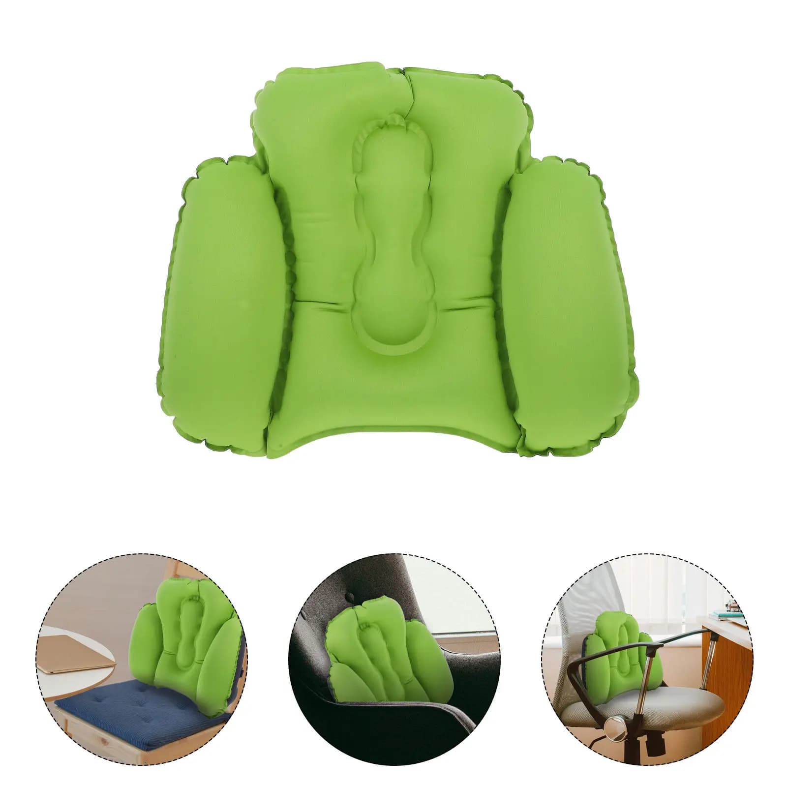 Cuscino Lombare Gonfiabile Ergonomico con Nucleo in Memory Foam Premium per Ufficio, Guida, Divano, Auto, Letto e Dolore alla Schiena