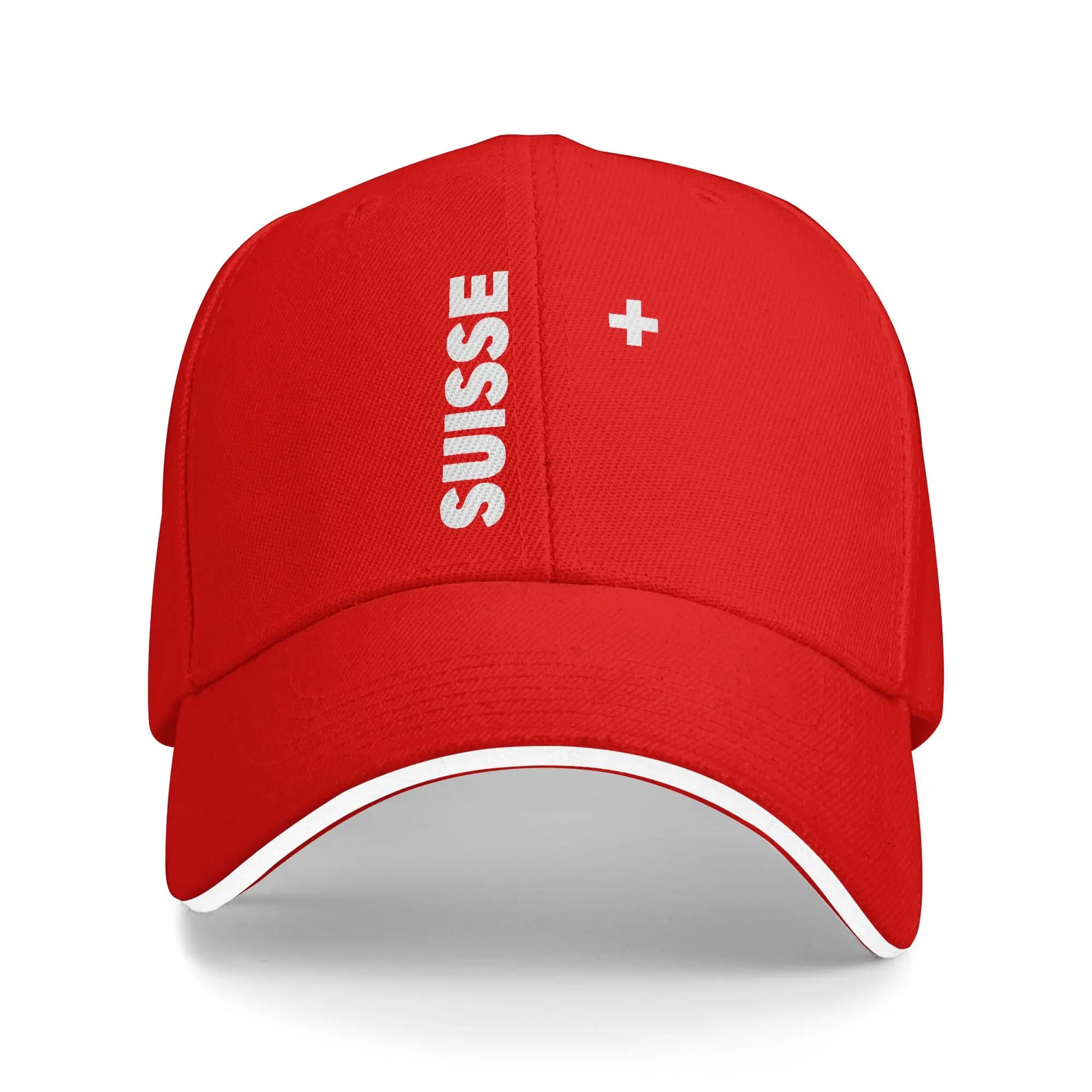 Vintage Swiss Switzerland Flag Baseball Caps for Men Women Headwear Outdoor Golf Adjustable Sun Hats