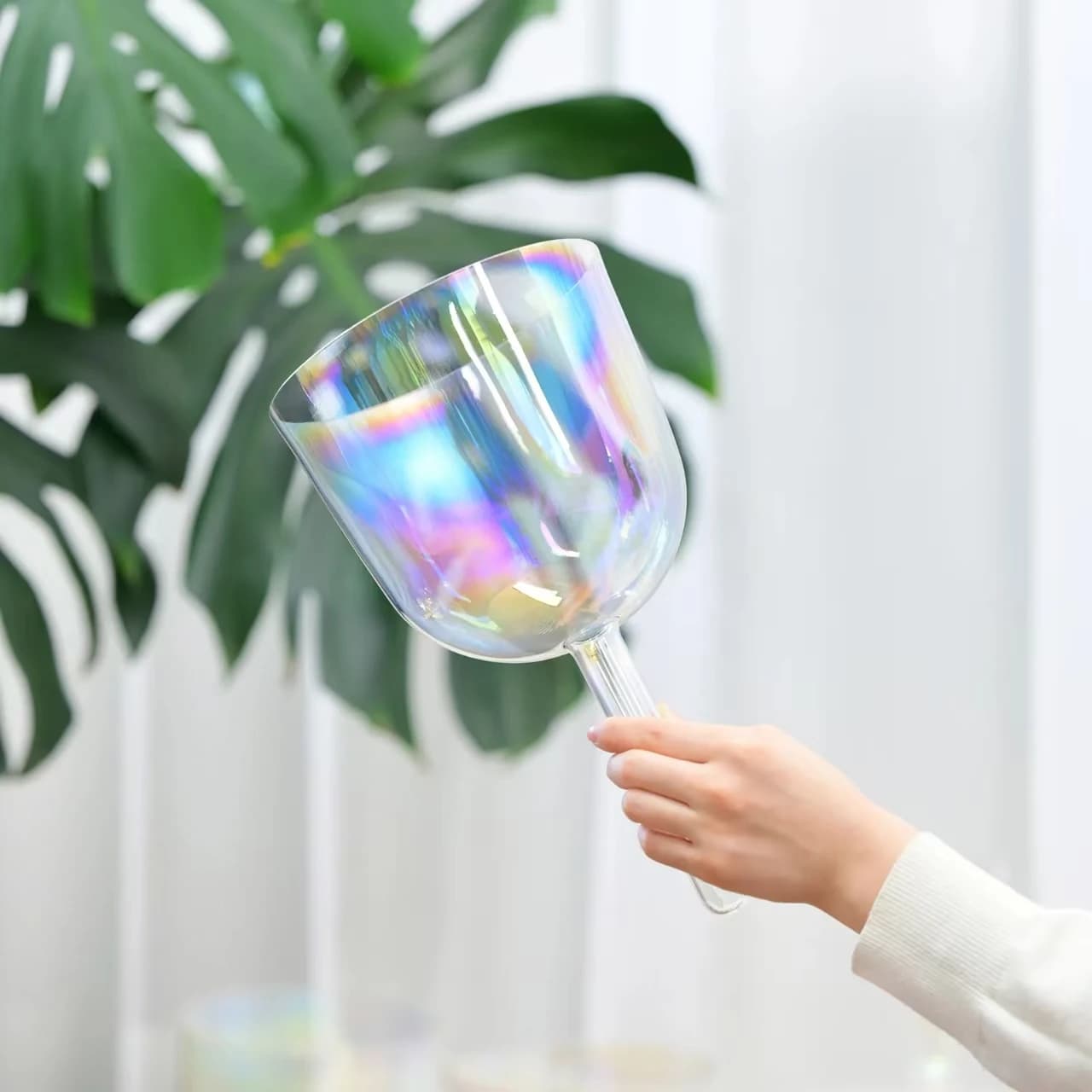 Cosmic Light Handle Quartz Product Crystal Singing Bowl